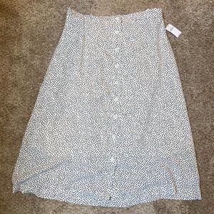 NWT High Waist Midi Skirt